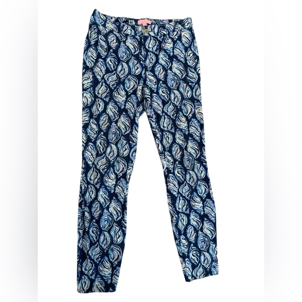 Lilly Pulitzer Navy shell print pants